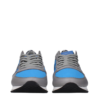 Philippe Model Blauwe Stof Lage Toppen