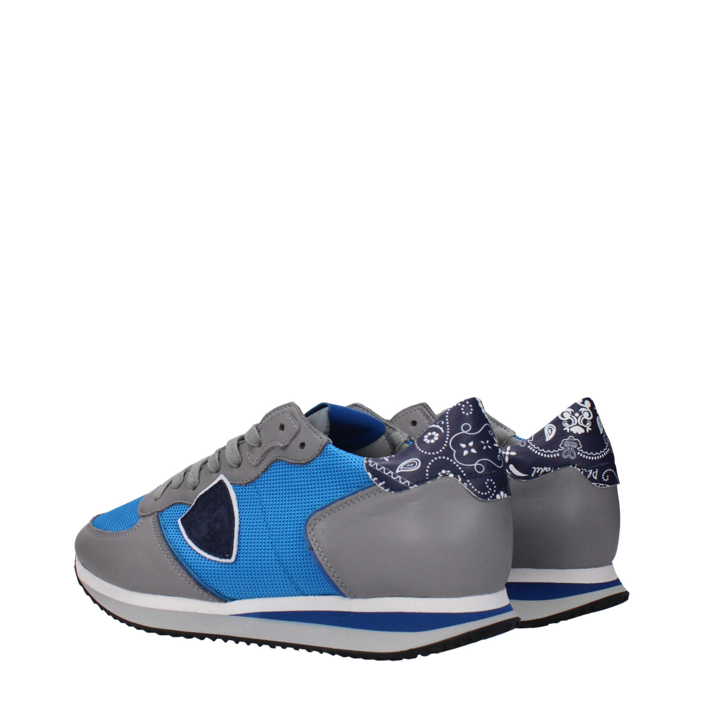 Philippe Model Blauwe Stof Lage Toppen