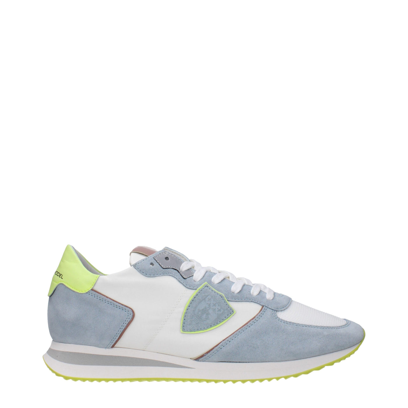 Chaussures basses en tissu blanc Philippe Model