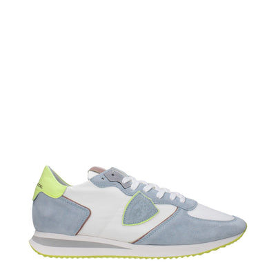 Chaussures basses en tissu blanc Philippe Model