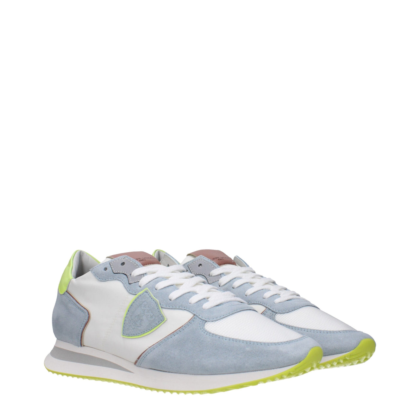 Chaussures basses en tissu blanc Philippe Model