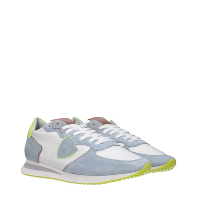 Chaussures basses en tissu blanc Philippe Model