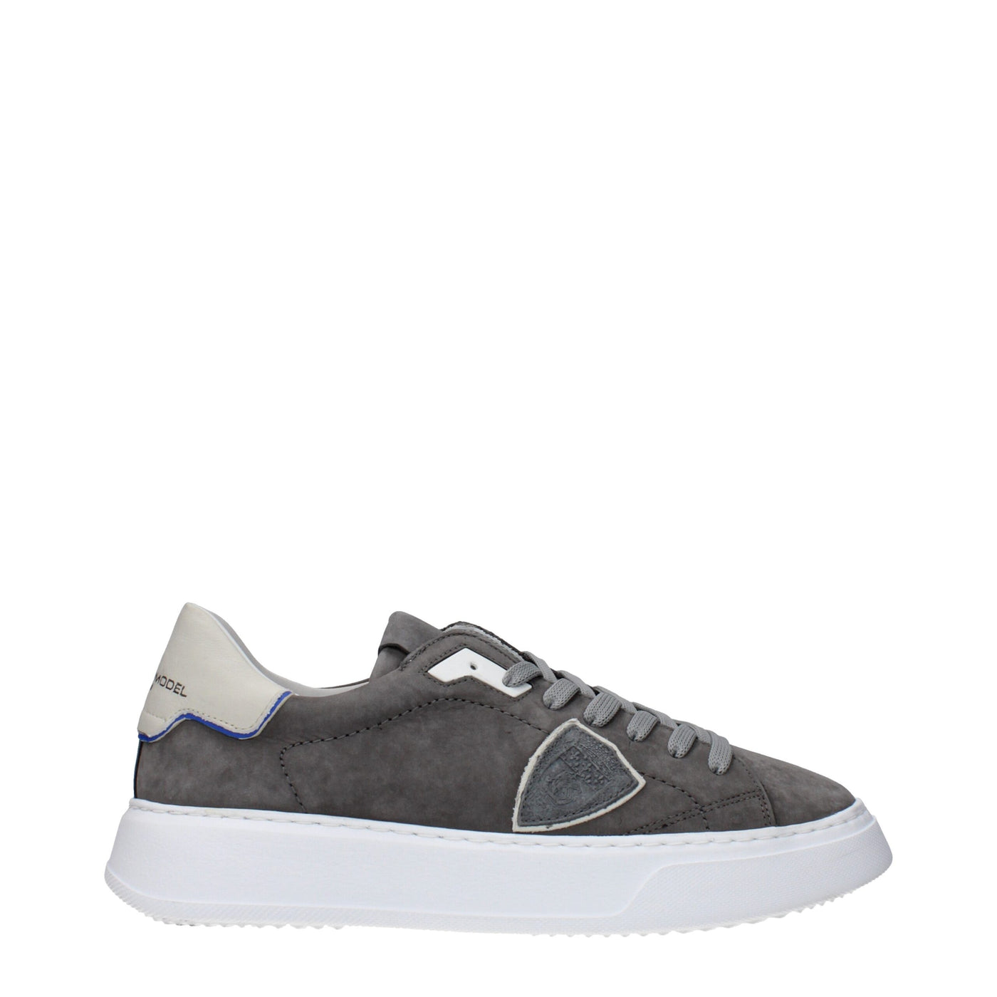 Philippe Model Grijze Leren Sneakers