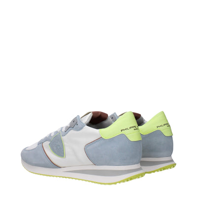 Chaussures basses en tissu blanc Philippe Model