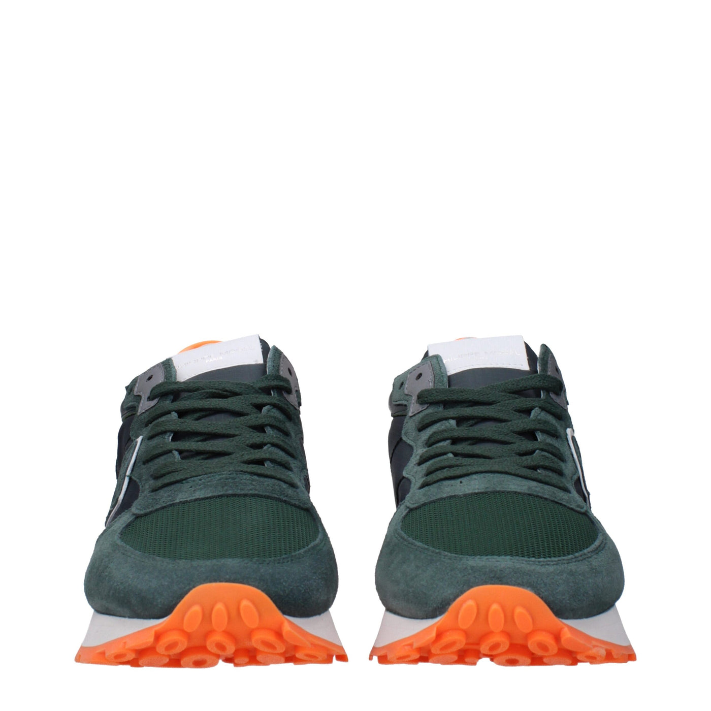 Philippe Model Groene Stoffen Sportschoenen