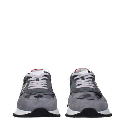 Philippe Model Grijze Stoffen Sneakers