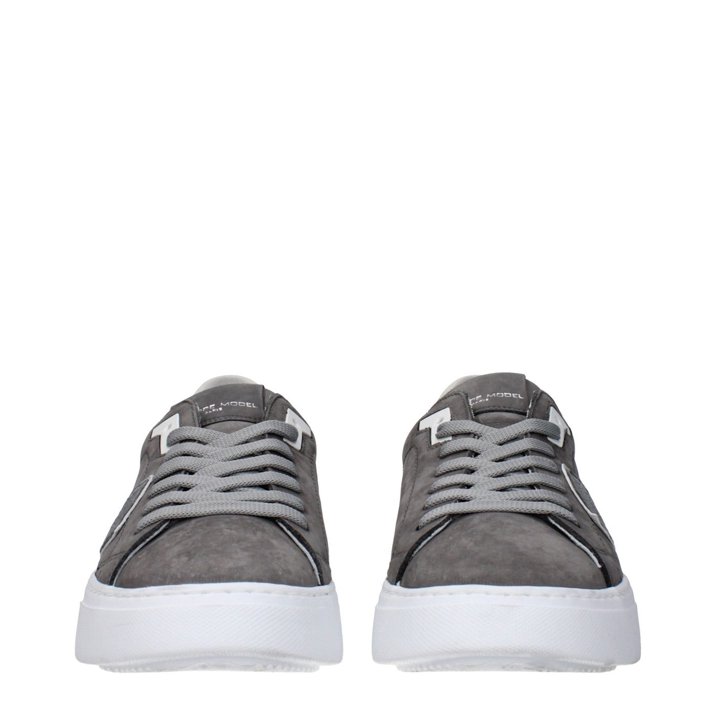 Philippe Model Grijze Leren Sneakers
