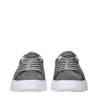 Philippe Model Grijze Leren Sneakers