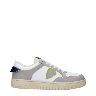 Philippe Model Witte Leren Sneakers