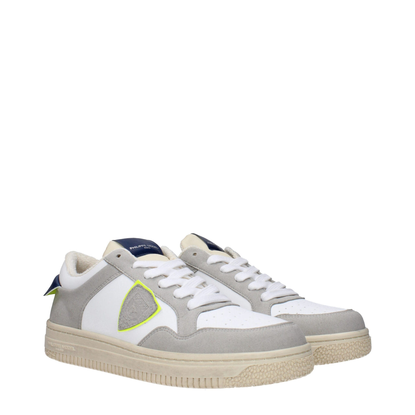 Philippe Model Witte Leren Sneakers