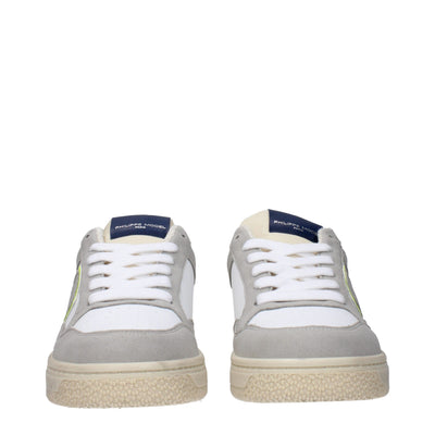 Philippe Model Witte Leren Sneakers