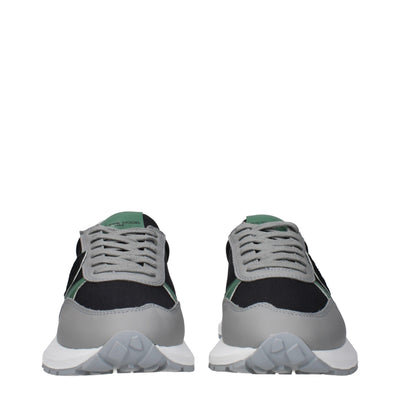 Philippe Model Zwarte Stoffen Sportschoenen