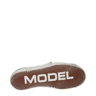 Philippe Model Groene Leren Lage Schoenen