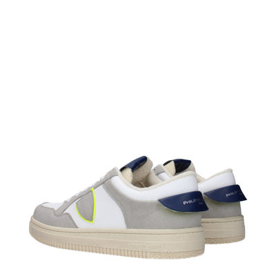 Philippe Model Witte Leren Sneakers