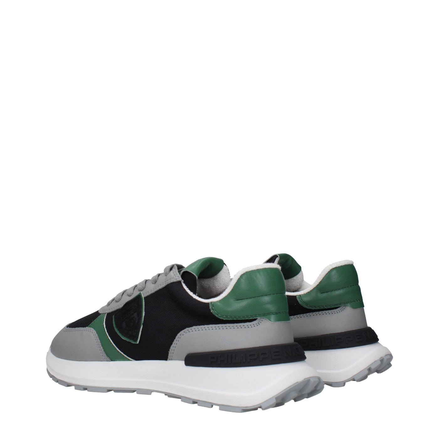 Philippe Model Zwarte Stoffen Sportschoenen