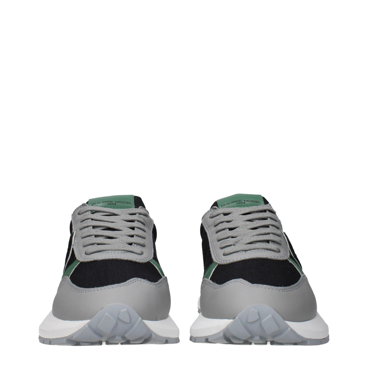 Philippe Model Zwarte Stoffen Sportschoenen