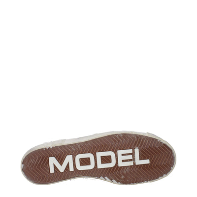 Philippe Model Blauwe Leren Lage Schoenen