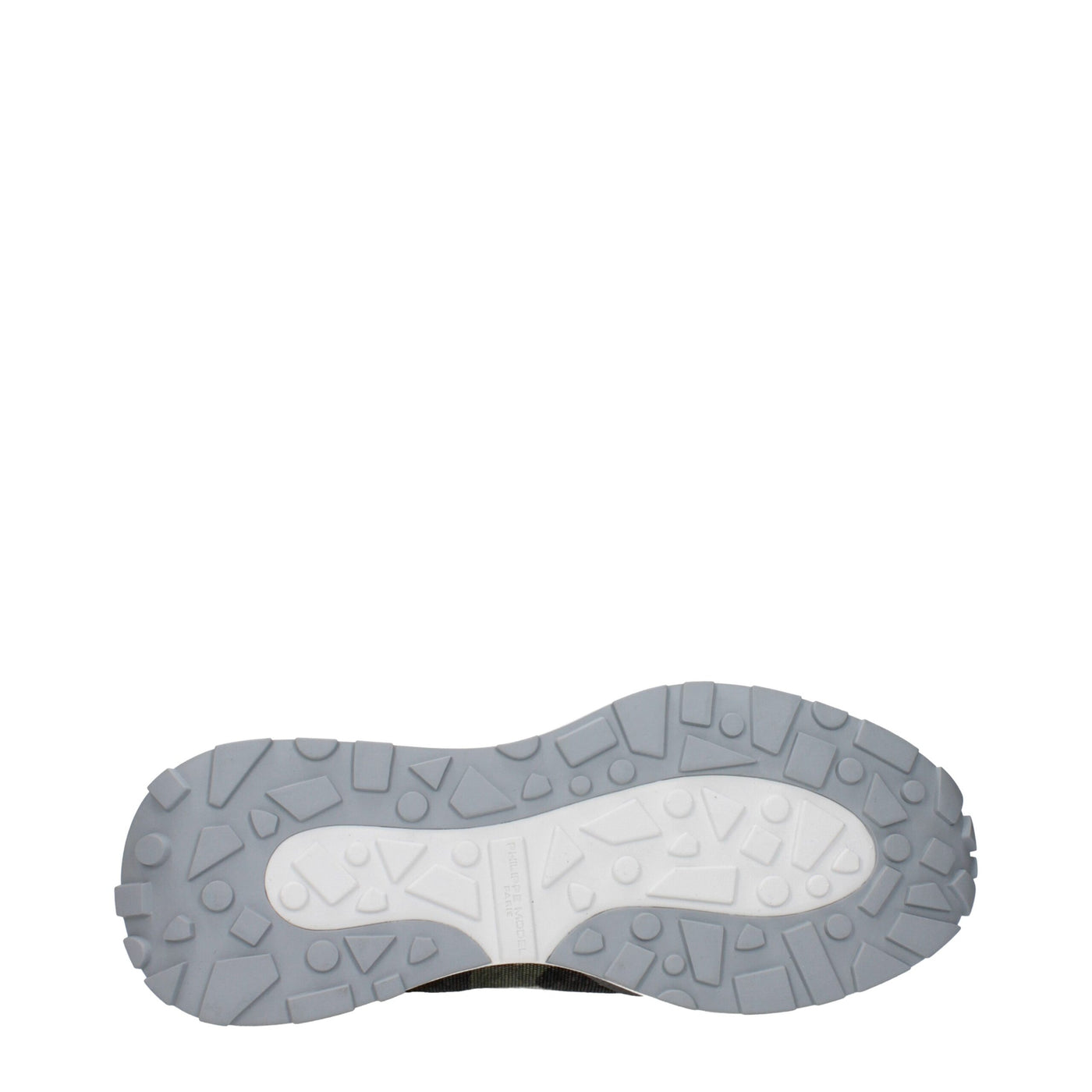 Philippe Model Groene Stoffen Dikke Sneakers