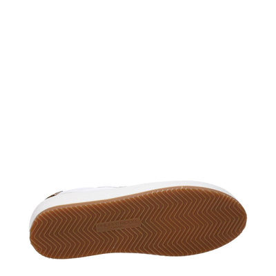 Philippe Model Witte Leren Lage Schoenen