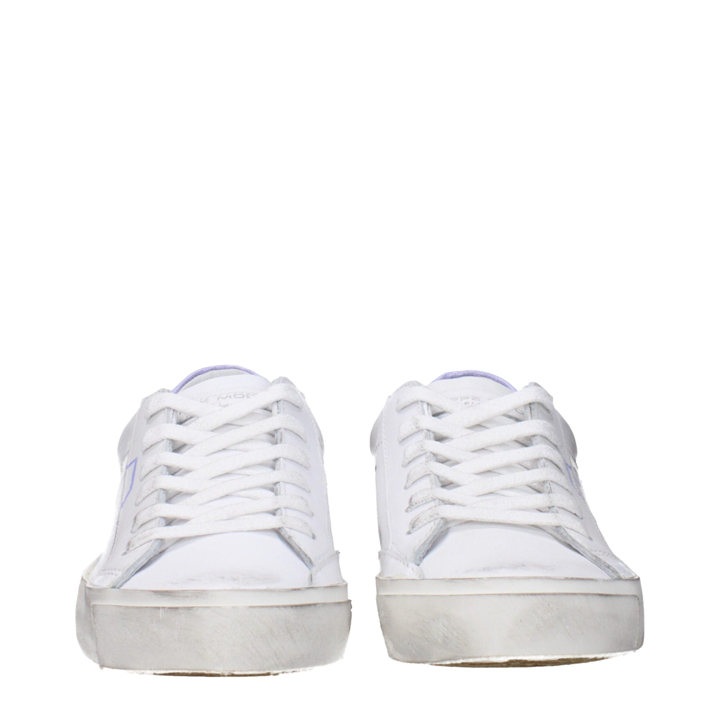 Philippe Model Baskets basses en cuir blanc