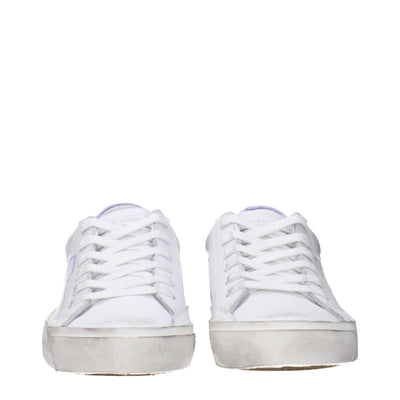 Philippe Model Baskets basses en cuir blanc