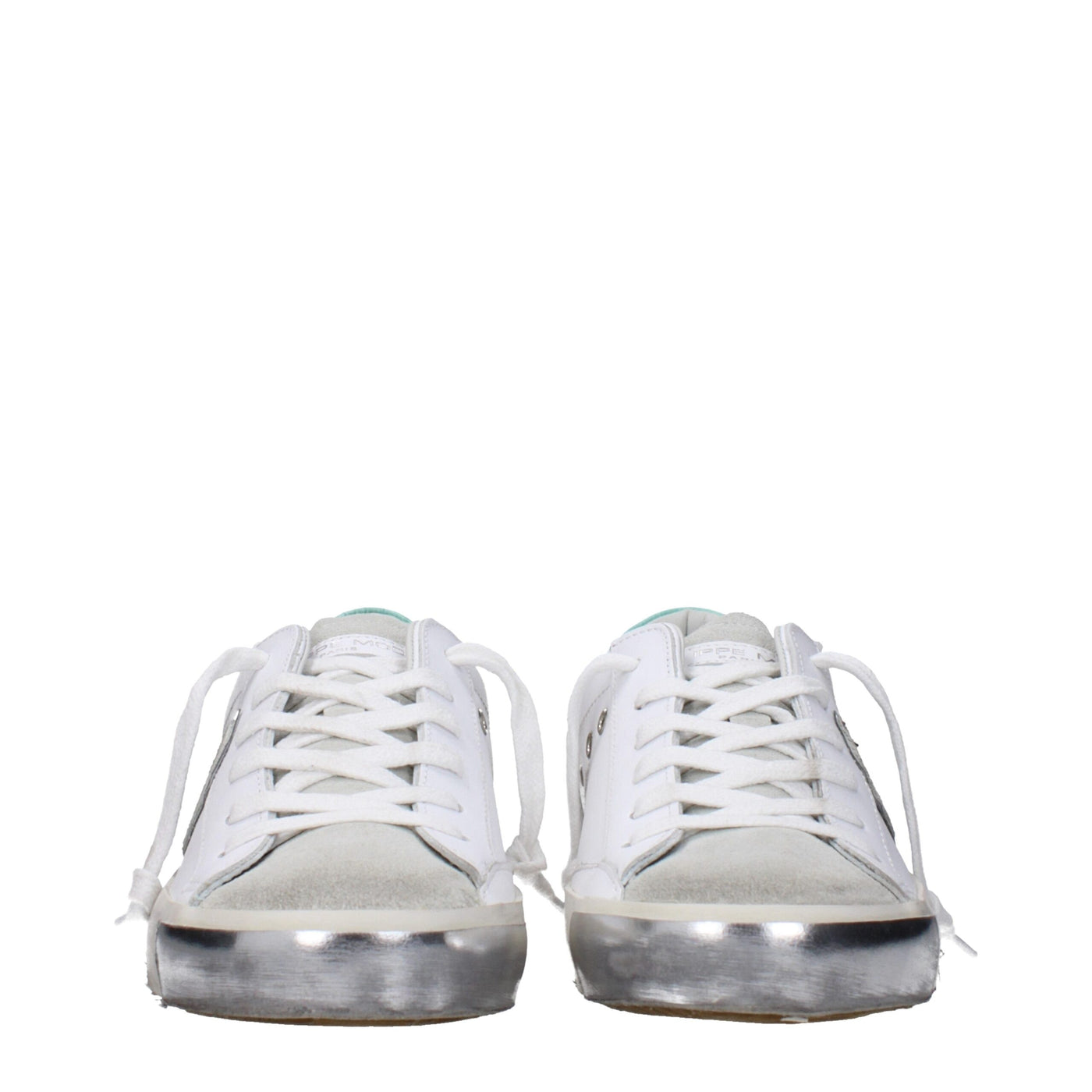 Philippe Model Baskets basses en cuir blanc