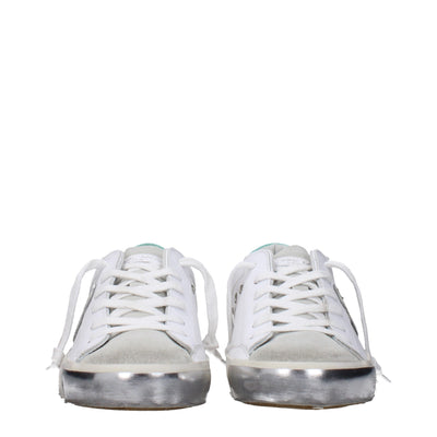 Philippe Model Baskets basses en cuir blanc