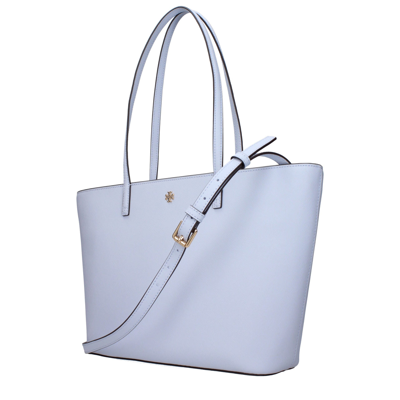 Tory Burch lichtblauwe leren schoudertassen