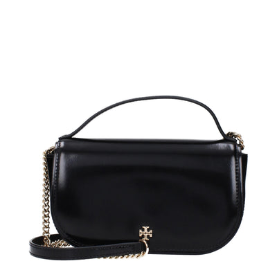 Sacs à main en cuir noir Tory Burch