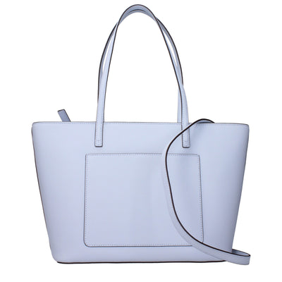 Tory Burch lichtblauwe leren schoudertassen