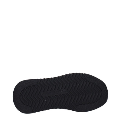 Philippe Model Black Fabric Athletic Sneakers