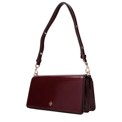 Tory Burch rode leren schoudertassen