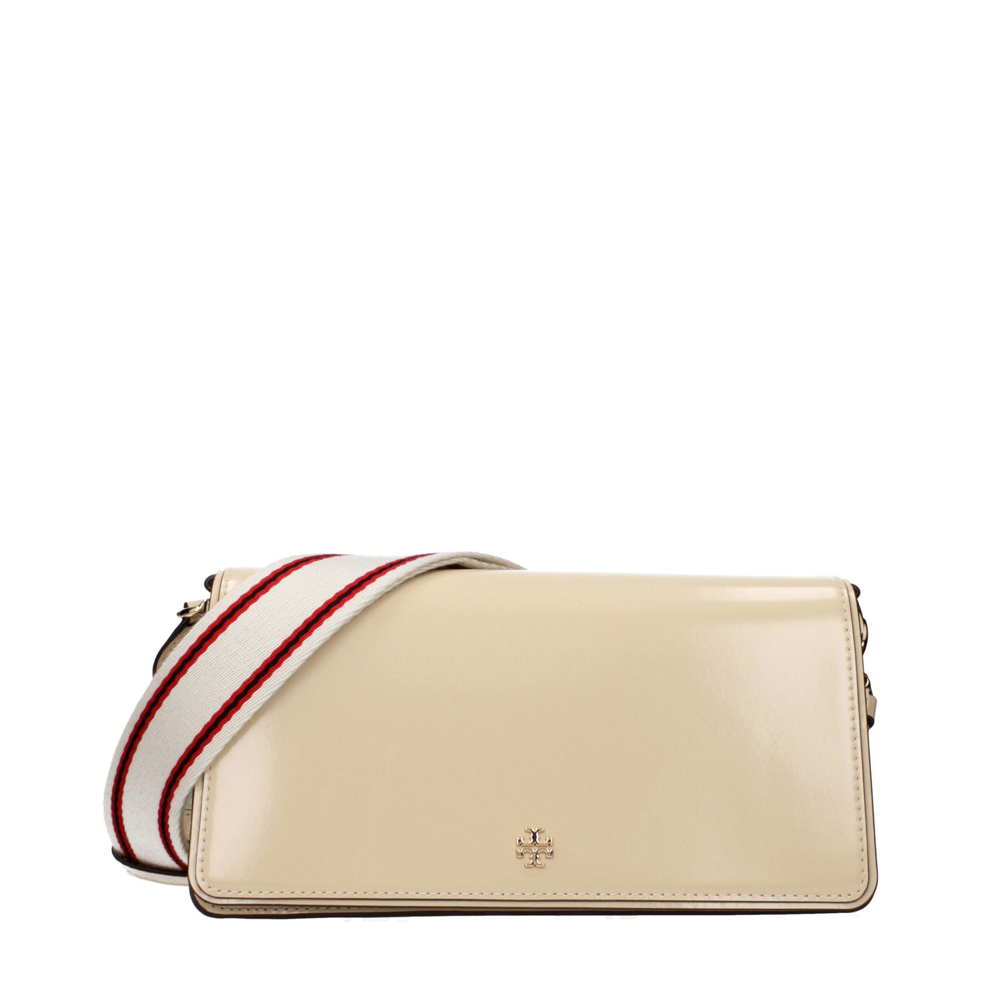 Tory Burch beige leren crossbodytassen