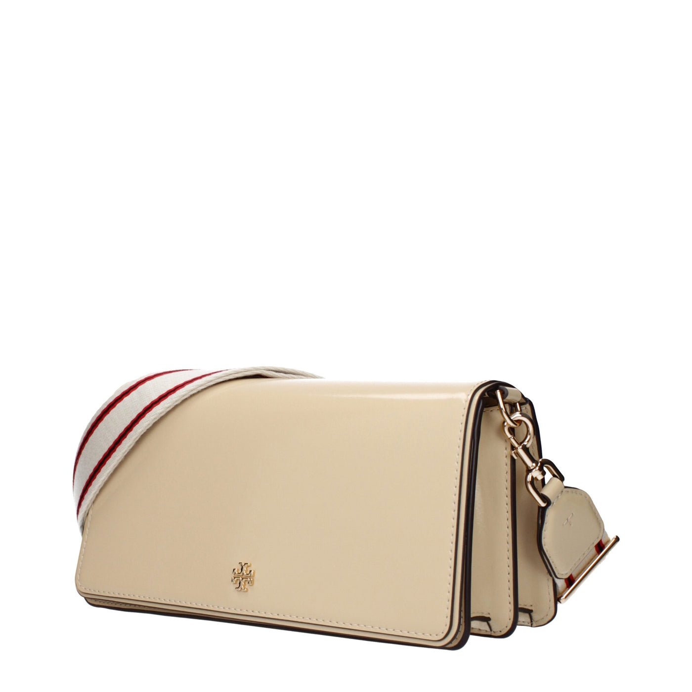 Tory Burch beige leren crossbodytassen