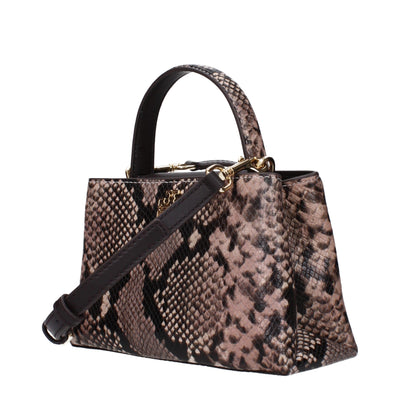 Sacs à main en cuir rose Tory Burch