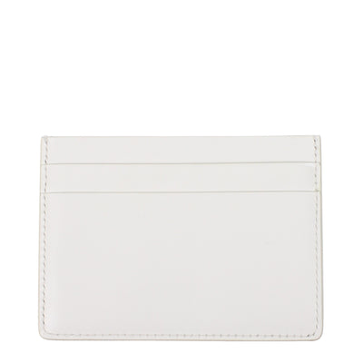 Jil Sander White Leather Cardholders