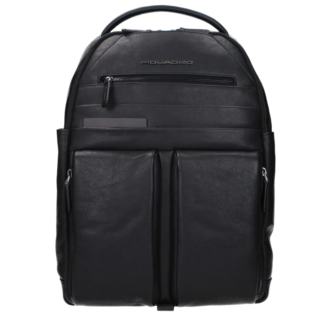 Sacs à dos en cuir noir Piquadro