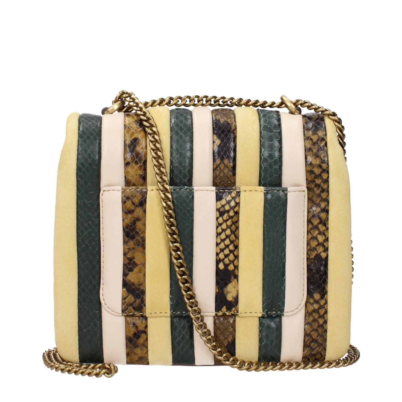 Tory Burch gele leren schoudertassen