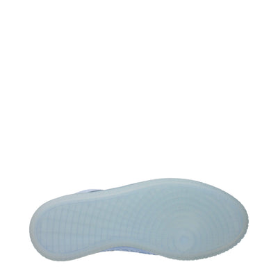 Baskets montantes en cuir blanc Moncler
