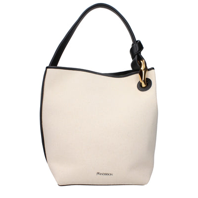Sacs à main en tissu beige Jw Anderson