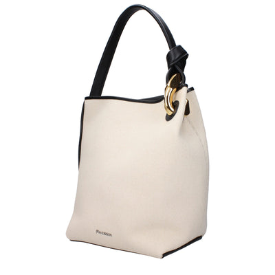Sacs à main en tissu beige Jw Anderson