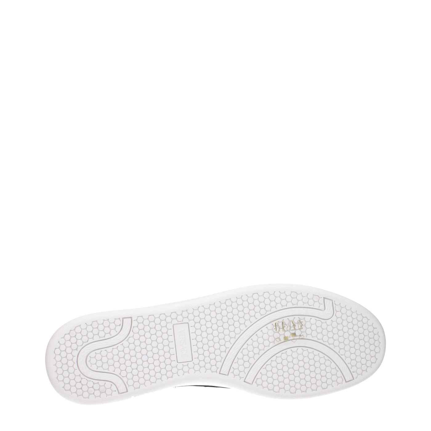 Versace Blauwe Leren Lage Schoenen