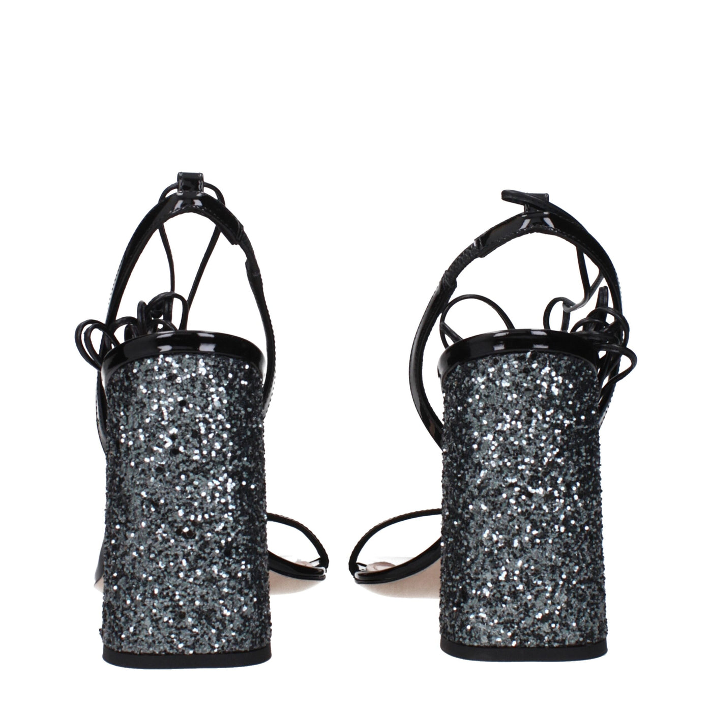 Miu Miu Black Leather Platforms