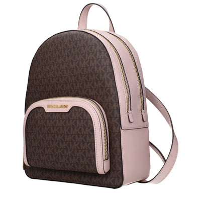 Michael Kors Bruine Stoffen Rugzakken