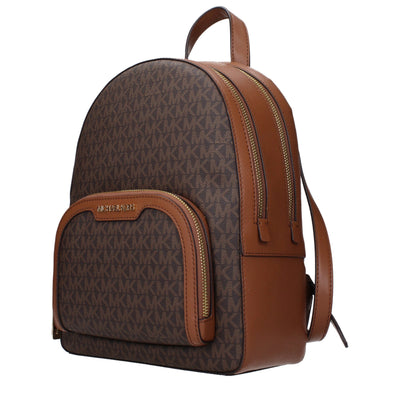Michael Kors Bruine Stoffen Rugzakken