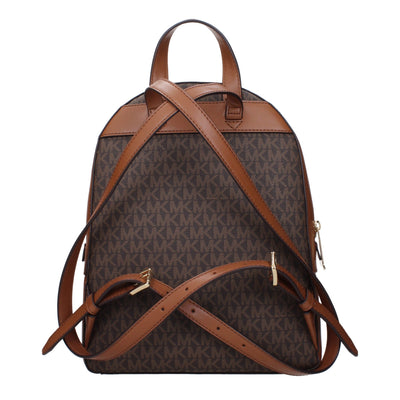 Michael Kors Bruine Stoffen Rugzakken