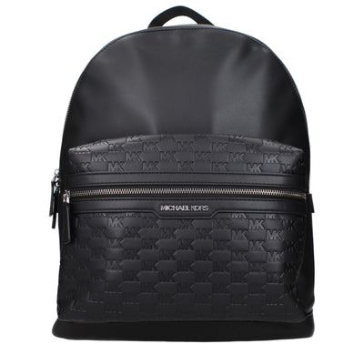 Sacs à dos en cuir noir Michael Kors