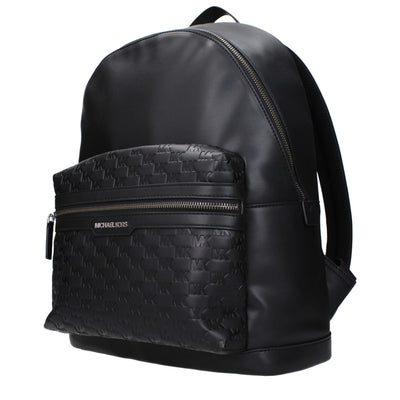 Sacs à dos en cuir noir Michael Kors