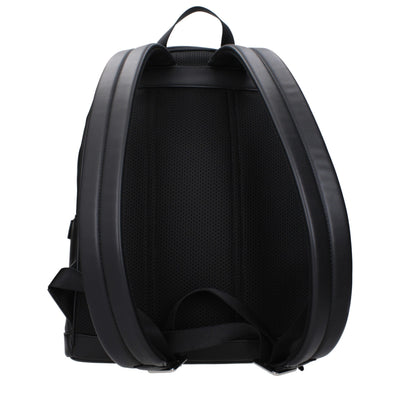 Sacs à dos en cuir noir Michael Kors