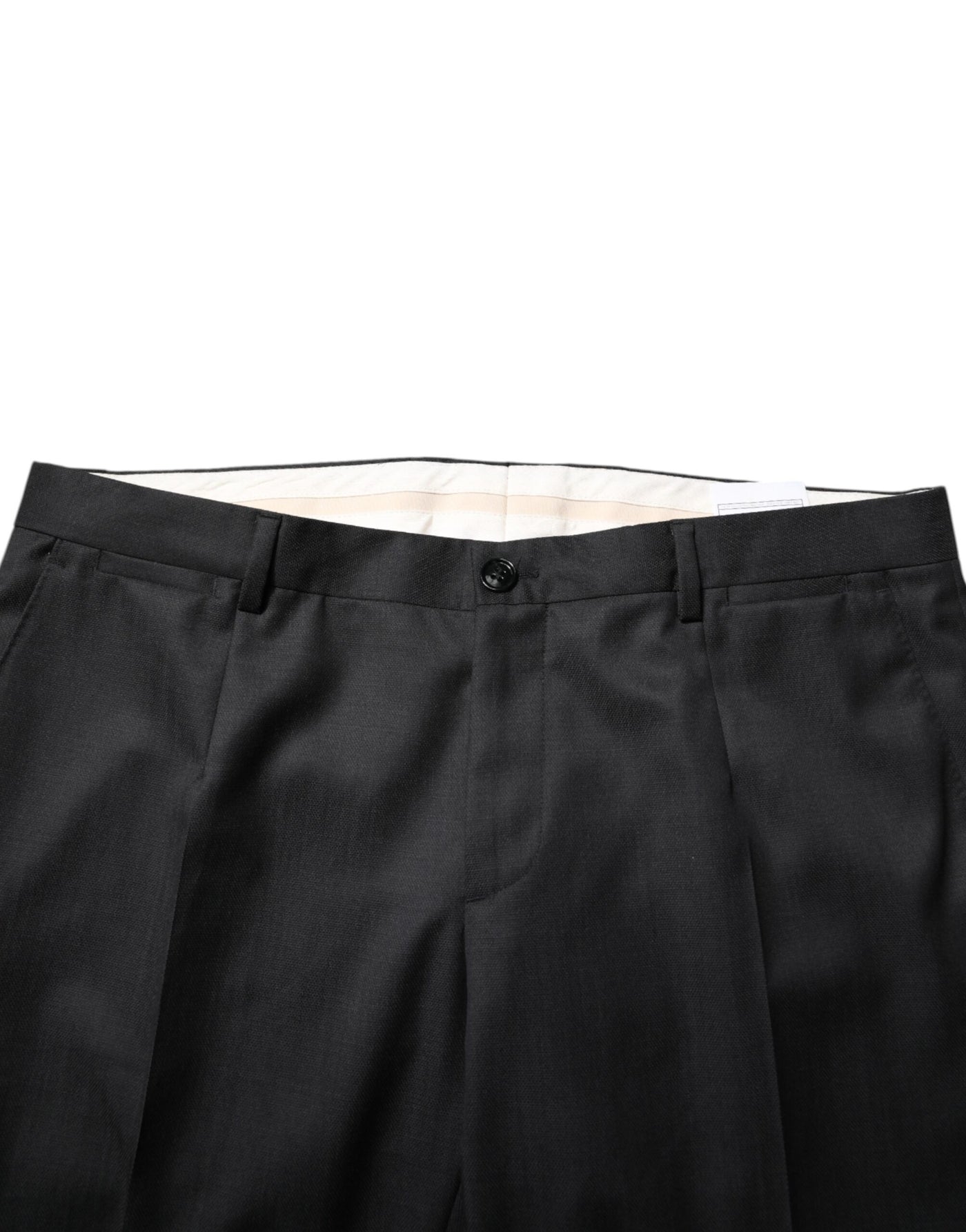 Costume 2 pièces simple boutonnage en laine gris foncé Dolce &amp; Gabbana